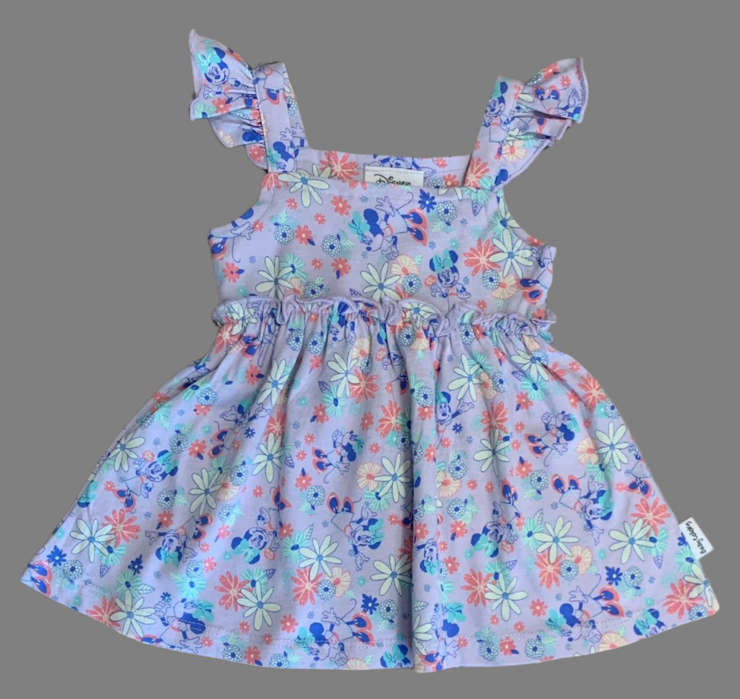 FLORAL PRINTED GIRL FROCK.