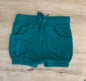 RIBBED DRAWSTRING POCKET SWEAT SHORTS