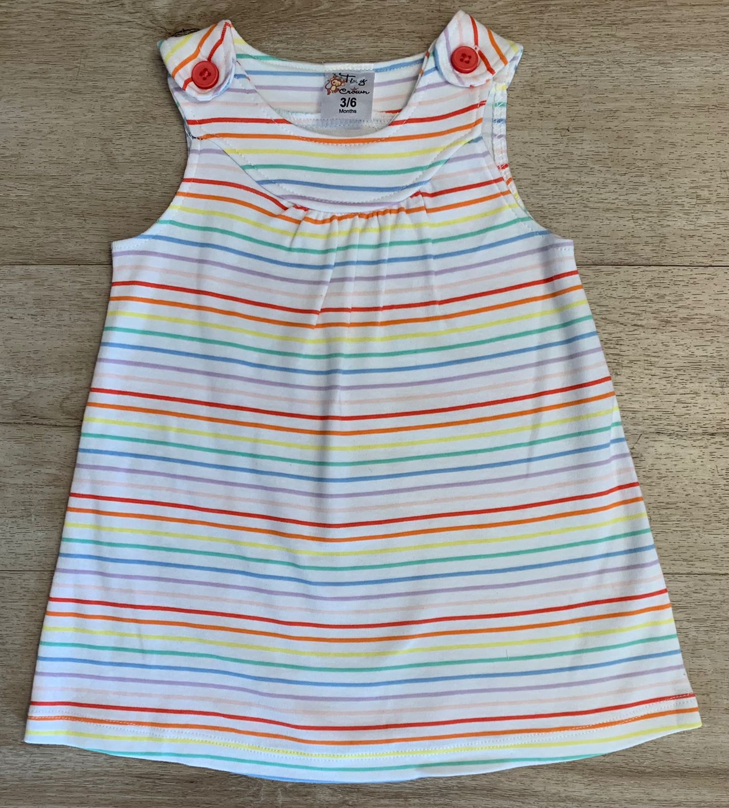 STRIPES FROCK FOR GIRLS.