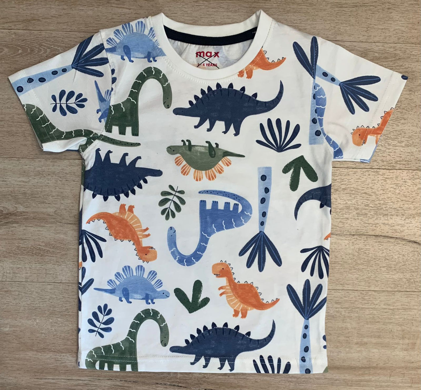 DINOSAUR PRINTED BOY' S T-SHIRT