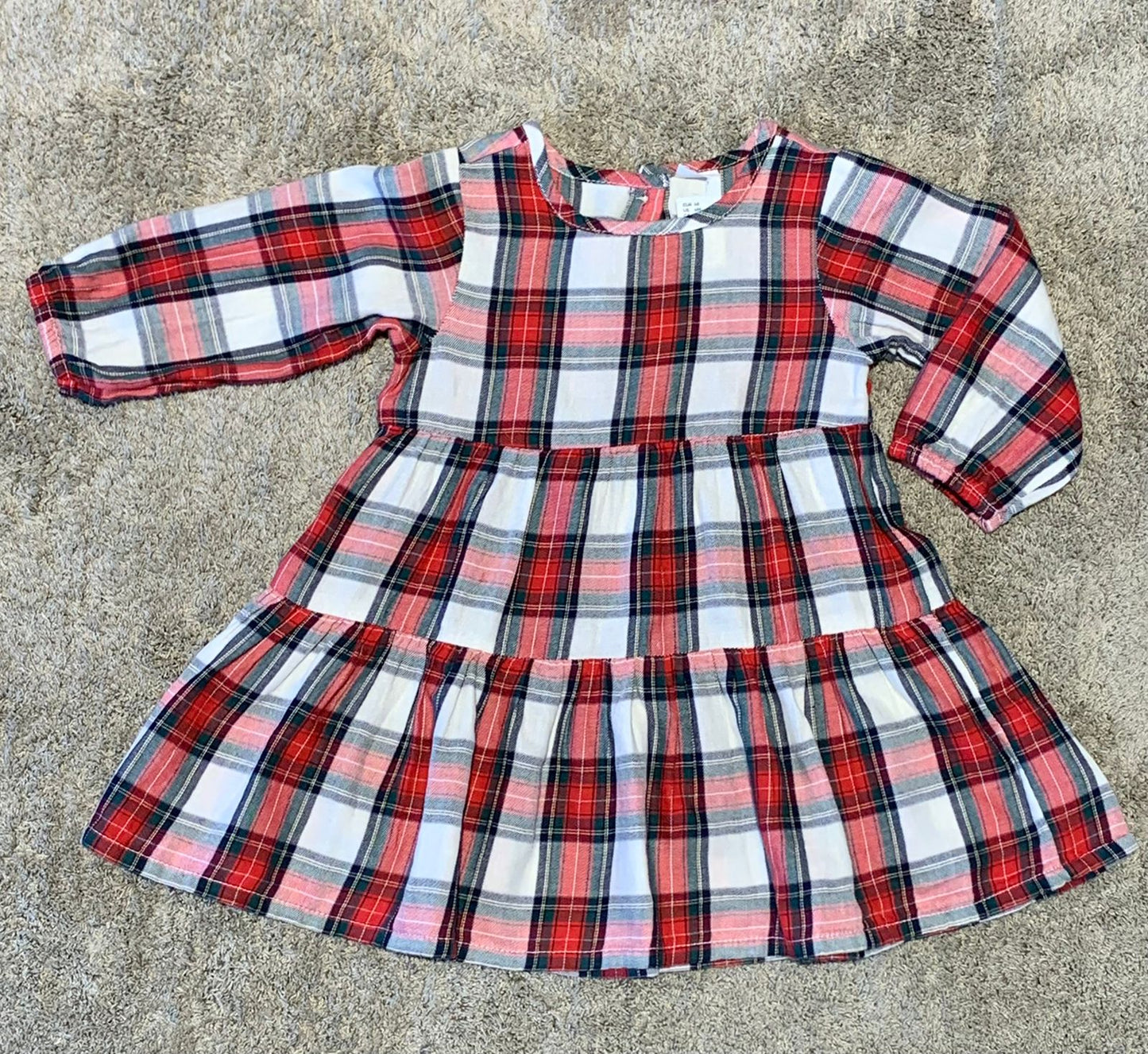 Red Check Dress