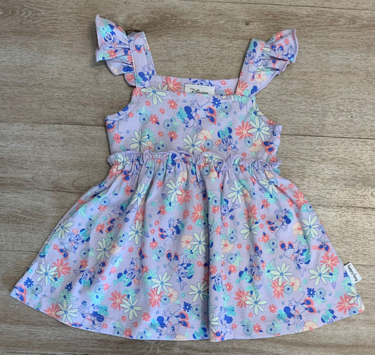 FLORAL PRINTED GIRL FROCK.